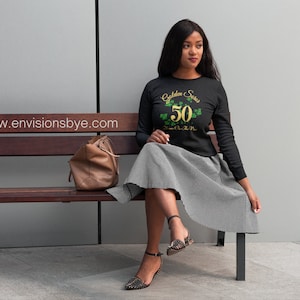 Golden Soror - 50 Years On The Vine Long Sleeve Tee | Sorority Inspired | HBCU