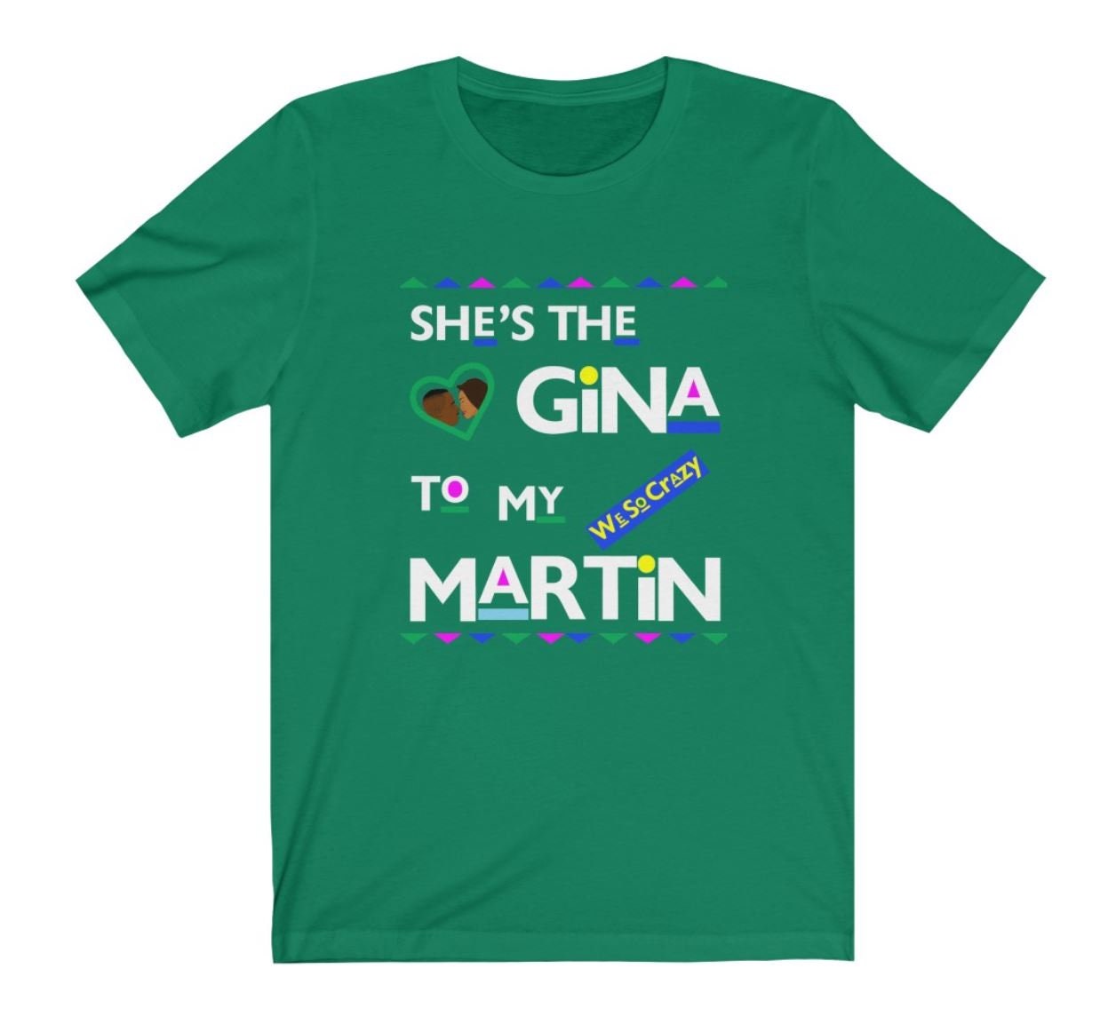 The Gina to My Martin or Martin to My Gina Matching Short-sleeve Unisex  Couple T-shirt | Love | Valentine's Day | Couple Goals - Etsy
