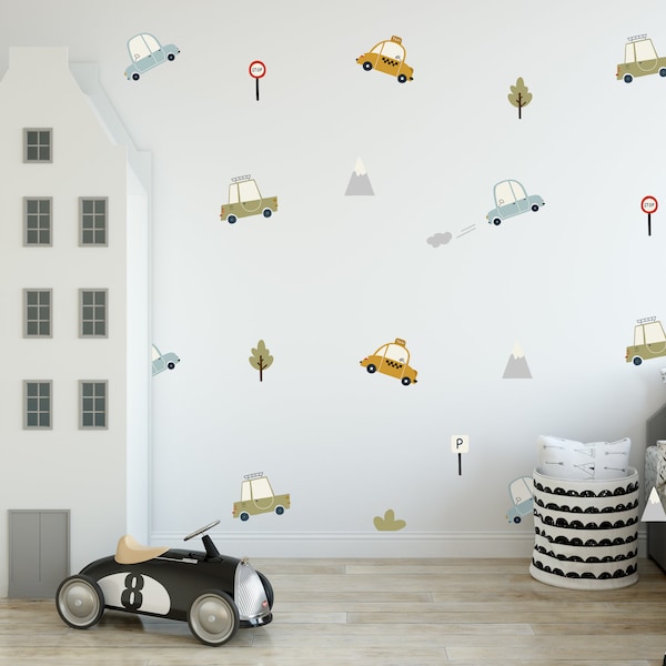 Cute Car Wall Decals - traffic signs and car decals
