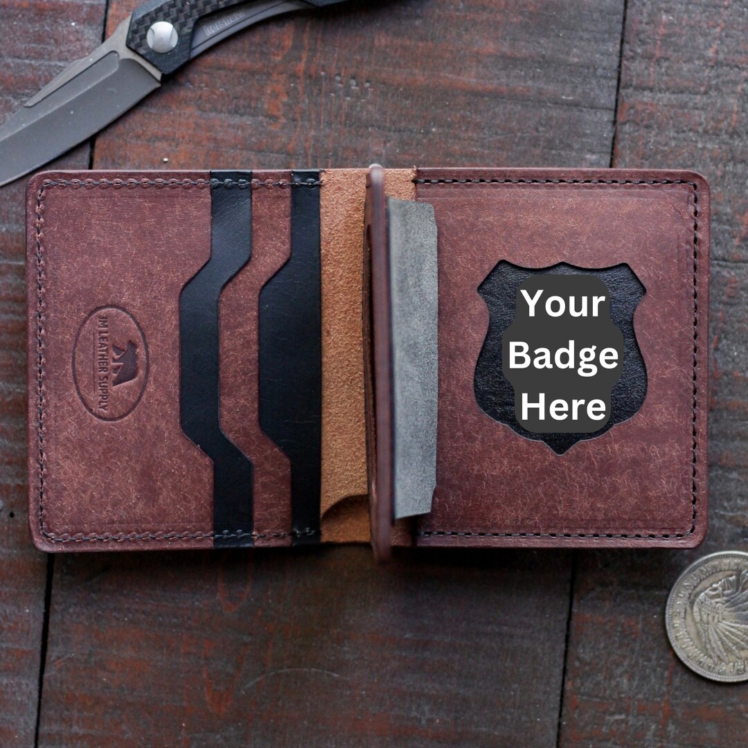 The Centrefold | Custom Police Badge Wallet | - Etsy