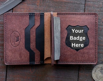 The Centrefold | Custom Police Badge Wallet |