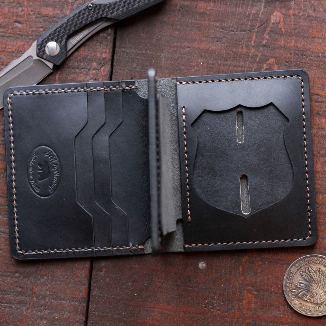 NYPD Police Badge Wallet the Centrefold Etsy