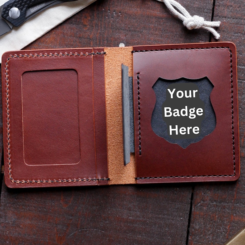 The Holster Custom Police Badge Wallet - Etsy