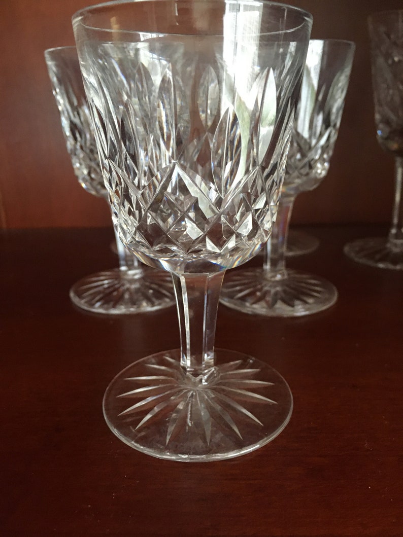 Waterford Crystal LISMORE Sherry Glass 51/8 Tall Etsy