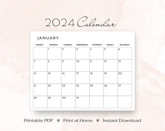 2024 Monthly Calendar, Dated Calendar, April 2024 calendar, May 2024 Calendar, 2024 Wall Calendar, 2024 Desk Calendar, Printable Calendar