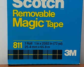 Vintage 1986 Scotch Removable Magic Tape - New Sealed Box