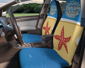 Housses de siège d'auto Another Day in Paradise | Accessoires auto d'été pour étoiles de mer de plage