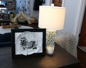 Framed quot Broken quot Plate Art