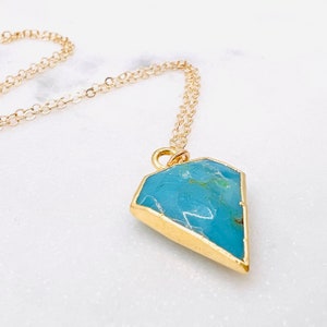Turquoise Diamond Necklace