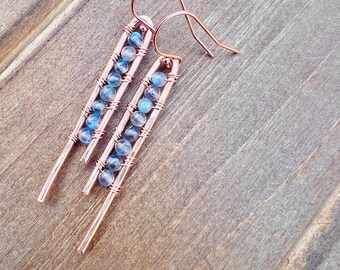 Labradorite Dangle Earrings