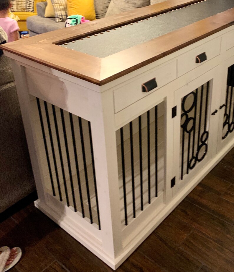 Unique Custom dog Kennels X Large Double Door With Drawers Etsy