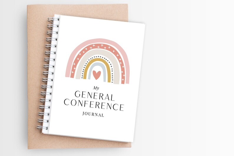 General Conference Notebook Journal Workbook Notes Printable Etsy