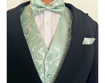 Sage Tapestry Pocket Square Sage Tapestry Pocket Square