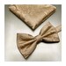 thumbnail image 2 of Noeud Papillon Homme Men's Adjustable Pre-Tied Bow Ties - One Size Fits Most, Multiple Colors For Weddings & Formal Events Red Bowtie 2 of 13