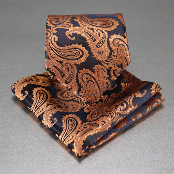 burnt orange tie next