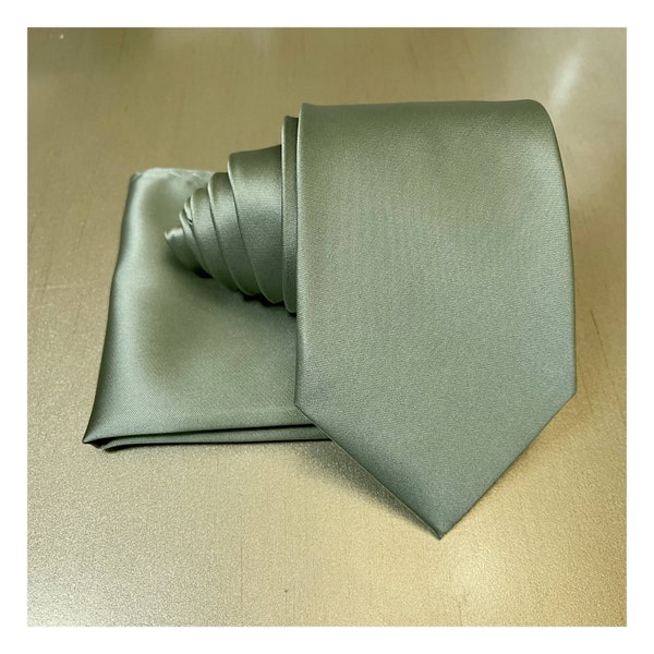 Men's Polyester White/Black Satin dual colors classic Bowtie with hankie - Men's Neck Ties - Mens Dress Tie - Trendy Mens Ties