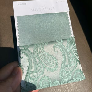 Mens Sage Green Paisley Panel 2-Piece Short Sleeve Set