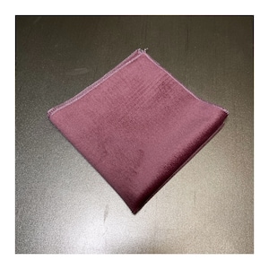 Velvet Pocket Square 10 inch Dark Dusty Rose