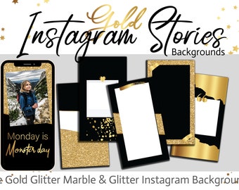 Black White And Gold Etsy