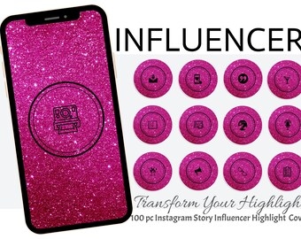 Instagram Highlight Icons Hot Pink Etsy Instagram Highlight Icons Hot Pink Etsy