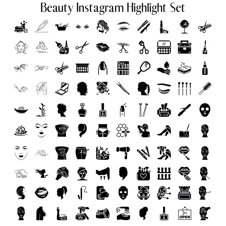 Beauty Hpkg G14 Highlights 500 Hot Pink Glitter Instagram Story Highlight Icons Instagram Story Covers Instagram Stories Fashion Drawing Illustration Art Collectibles Vadel Com