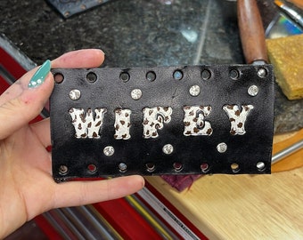 Leather Steering Wheel Wrap Etsy