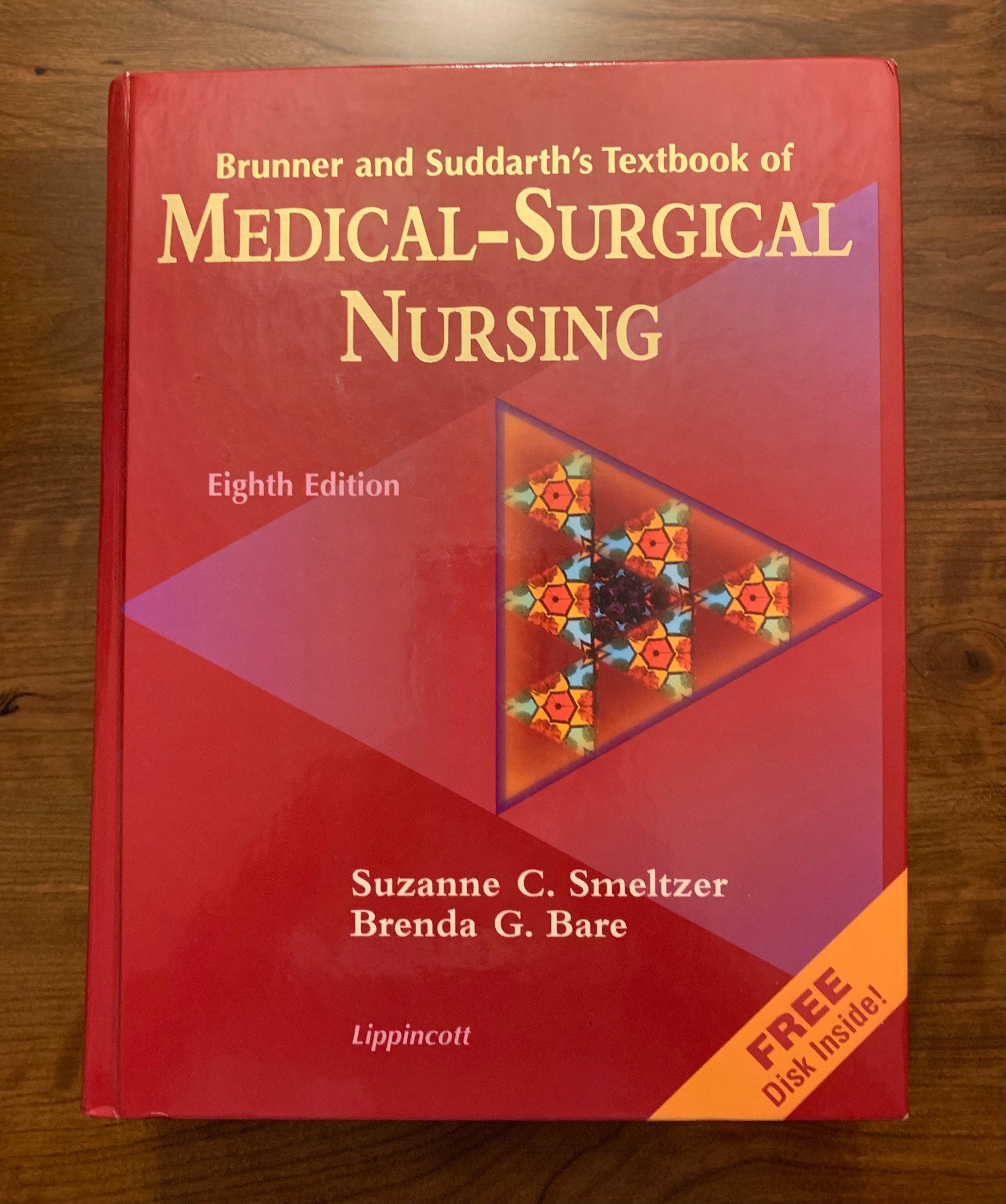 Brunner and Suddarths Textbook of MedicalSurgical Nursing Etsy