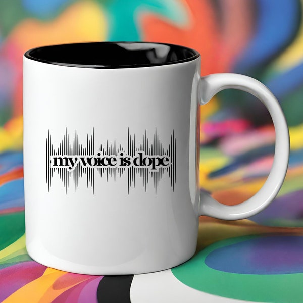 My Voice Is Dope Mug, Hallmark Mahogany Featured