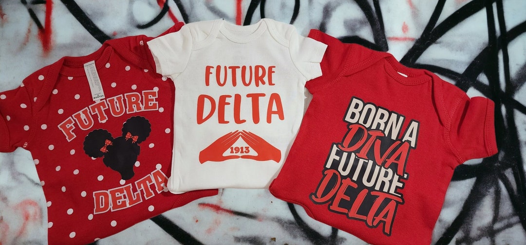 Baby Delta, Baby Omega 3 Pack Onesie Bundle Etsy