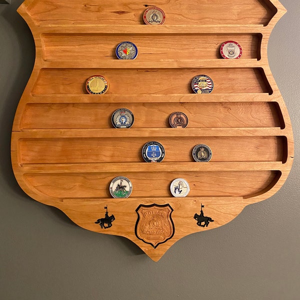 RCMP Challenge Coin Display Case