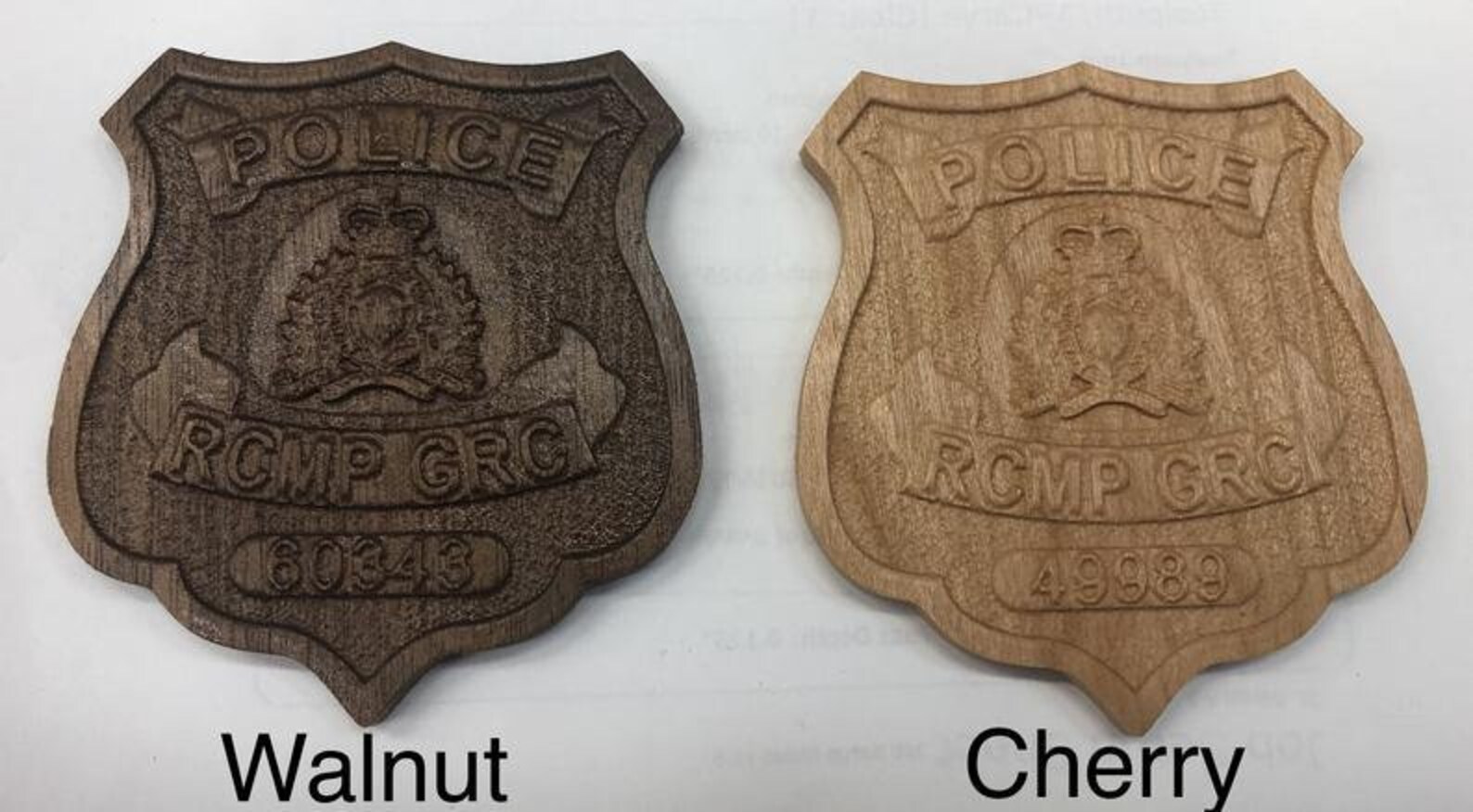 Ontario Provincial Police Wooden Badge Etsy