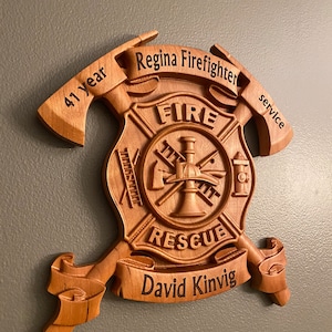 Firefighter Plaque