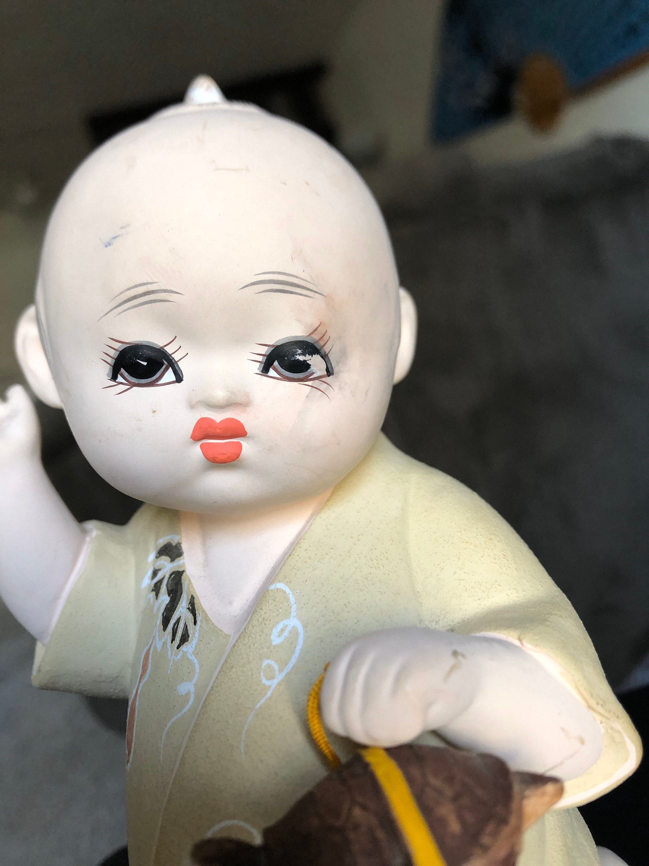 Vintage Japanese Porcelain Bisque Hakata Doll Figurine Etsy New Zealand