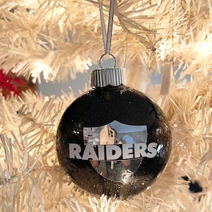 Personalized Las Vegas Raiders 2022 Ball Christmas Ornament