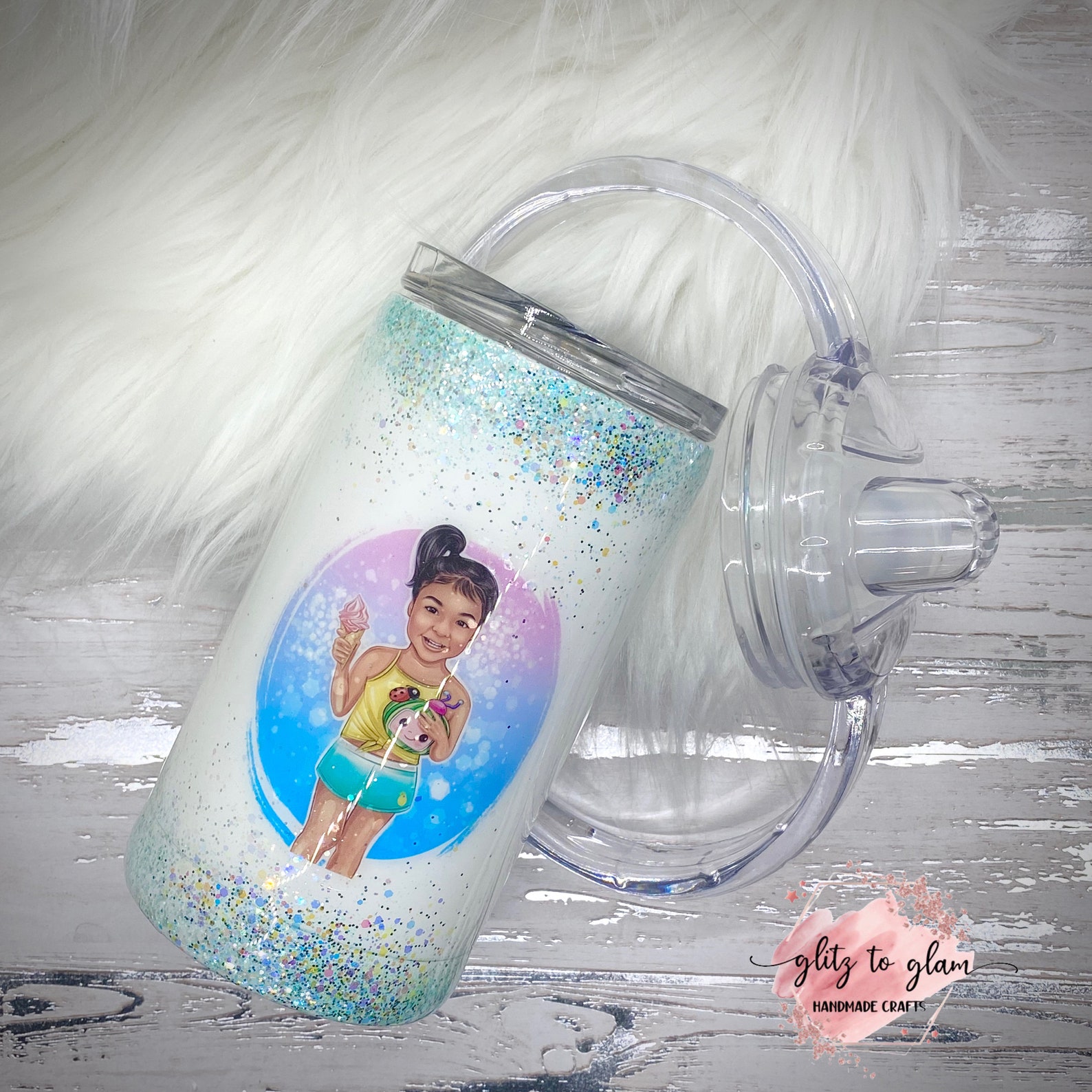 Sippy Cup Glitter Sippy Cup Sippy Cup Tumbler Personalized Etsy