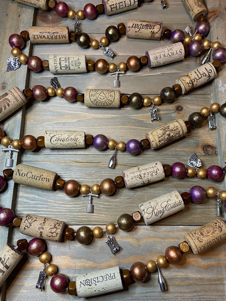 Recycled Wine Cork Garland Etsy