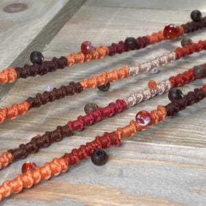 Boho Beaded Hair Wraps- 4pk