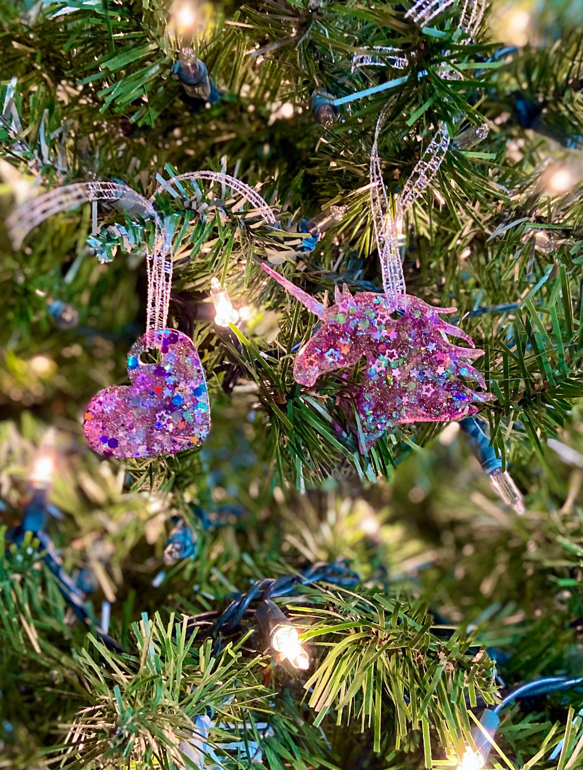 Resin Ornament Set Etsy