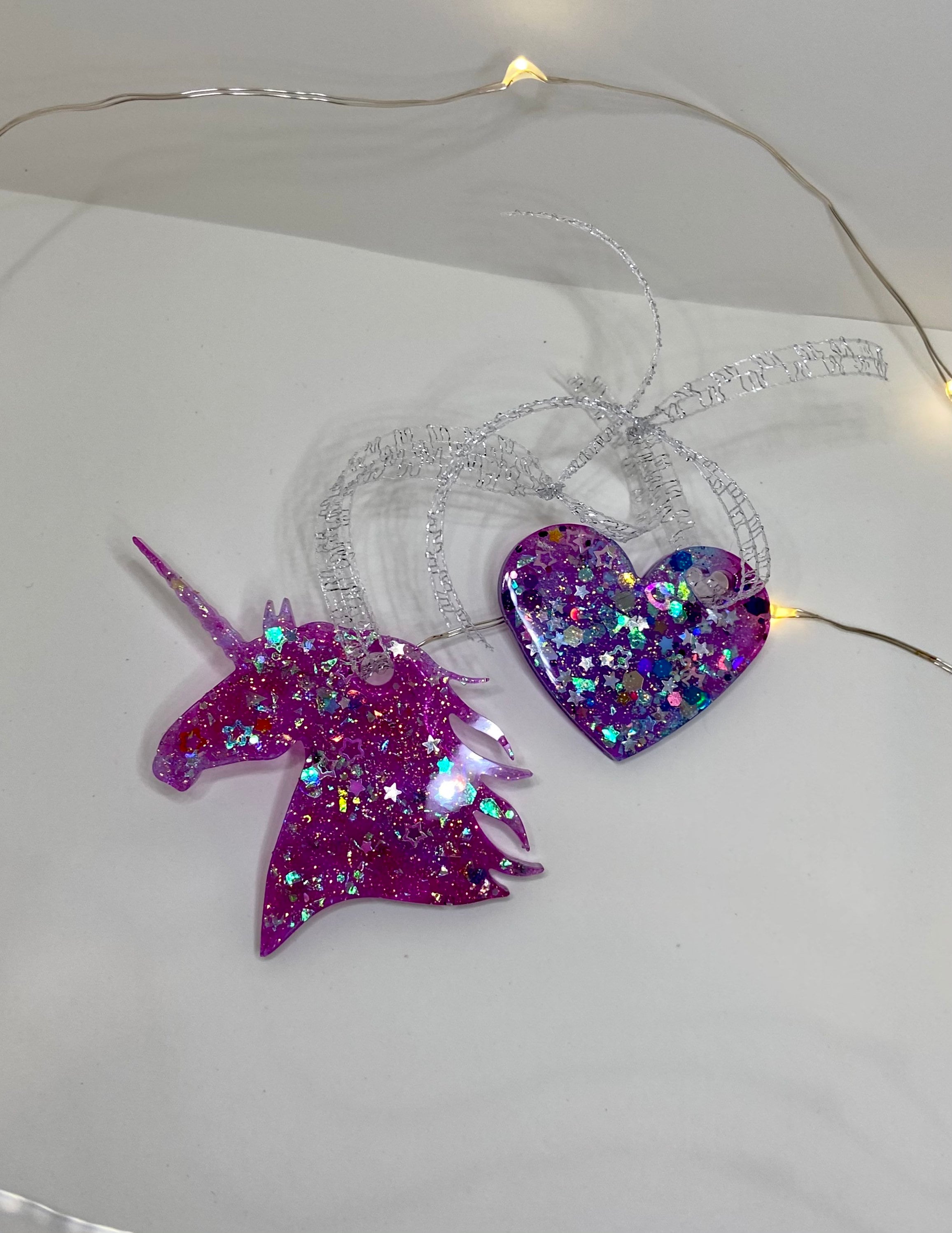 Resin Ornament Set Etsy