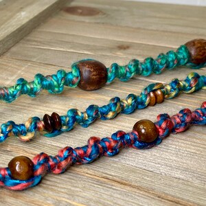 Boho Beaded Hair Wraps- 3pk
