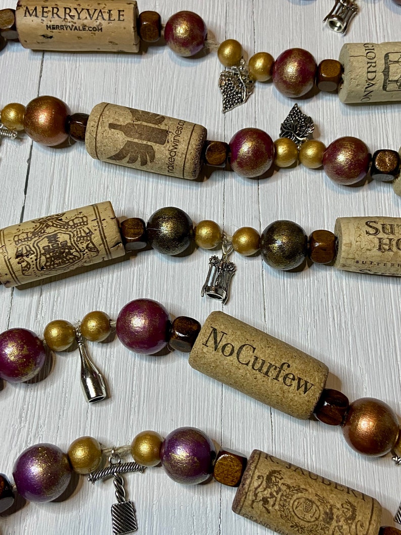 Recycled Wine Cork Garland Etsy