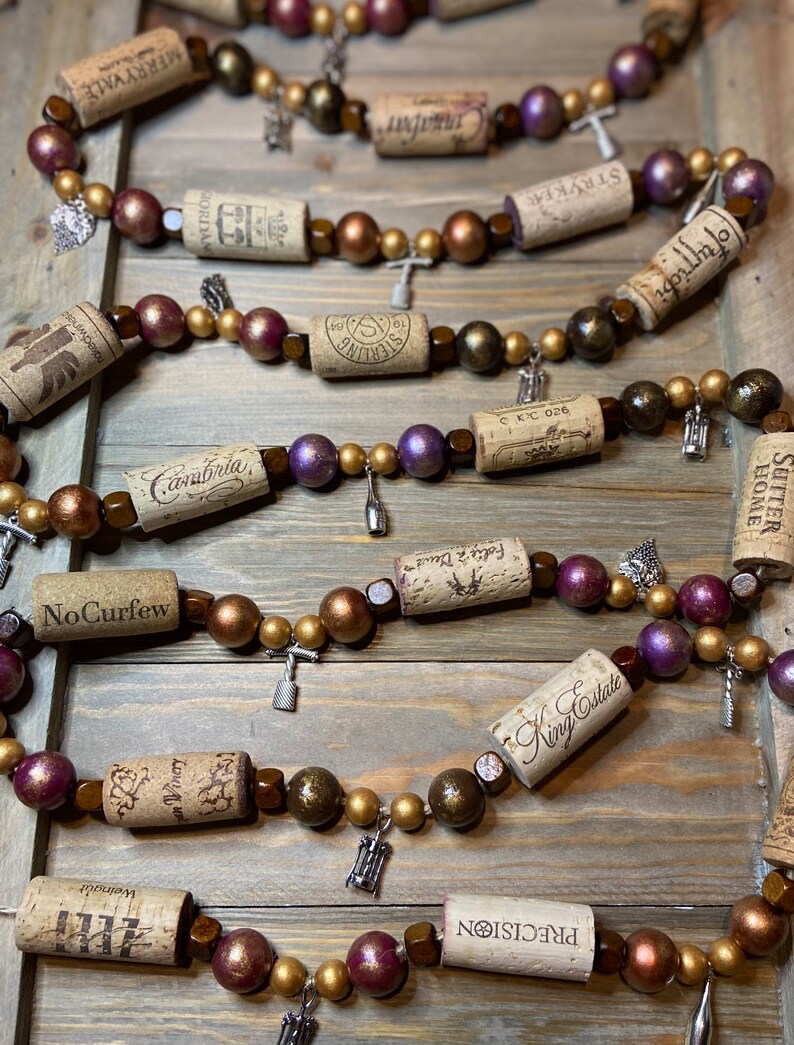 Recycled Wine Cork Garland Etsy