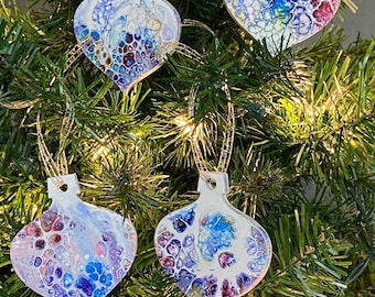 Painted Ornaments- 4pk