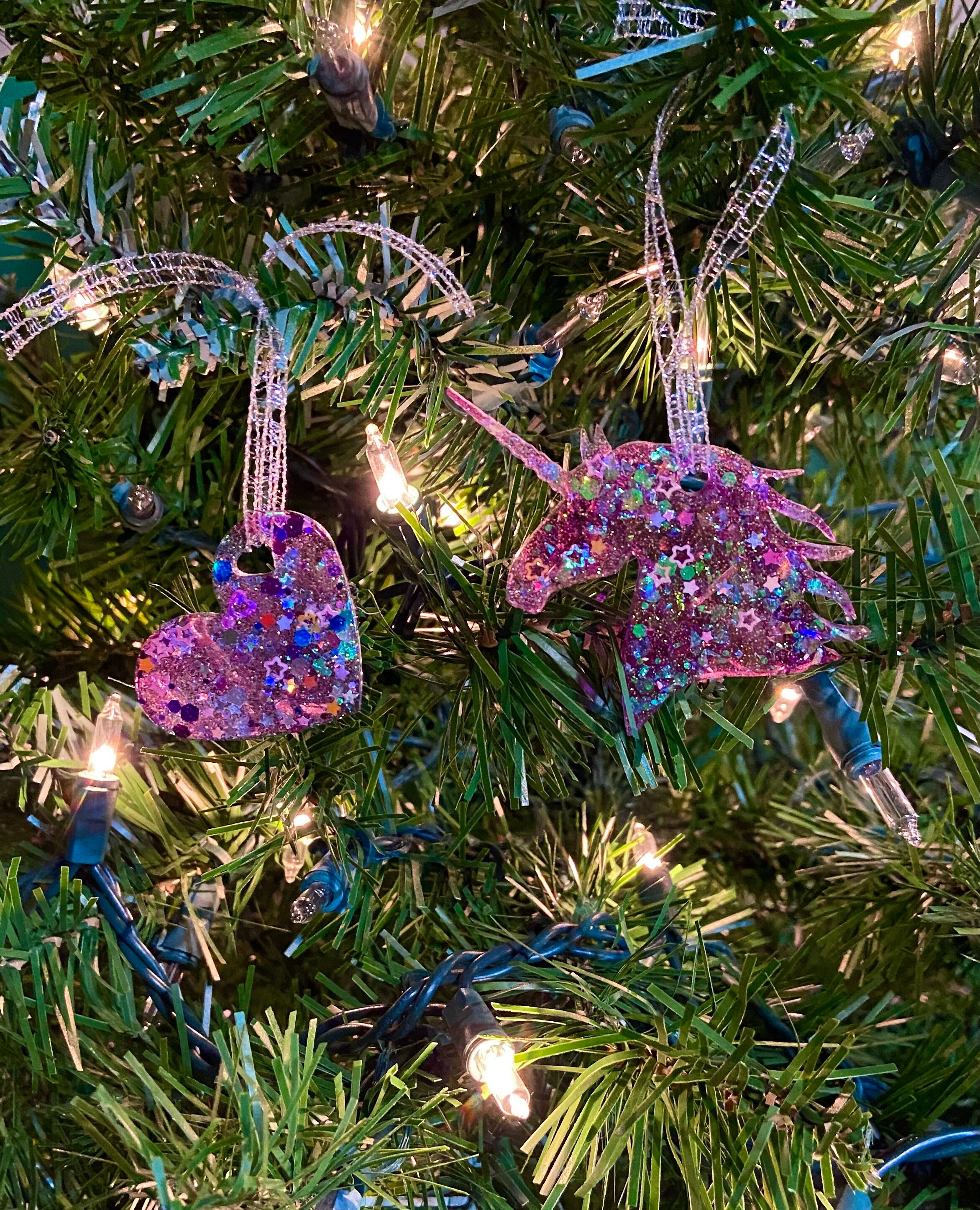 Resin Ornament Set Etsy
