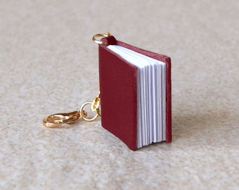 Mini book, pendant tiny book