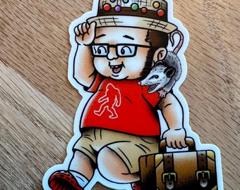 Kewpiebagger Sticker