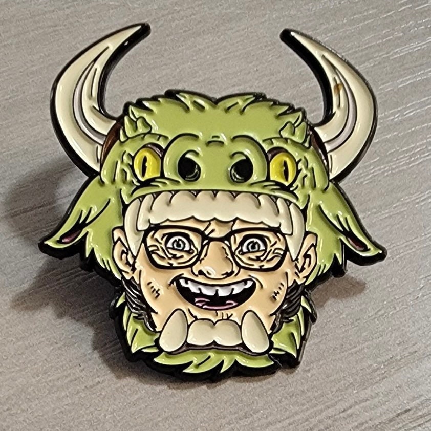 Carpetbagger Hodag Head 1.5 Inch Pin Etsy