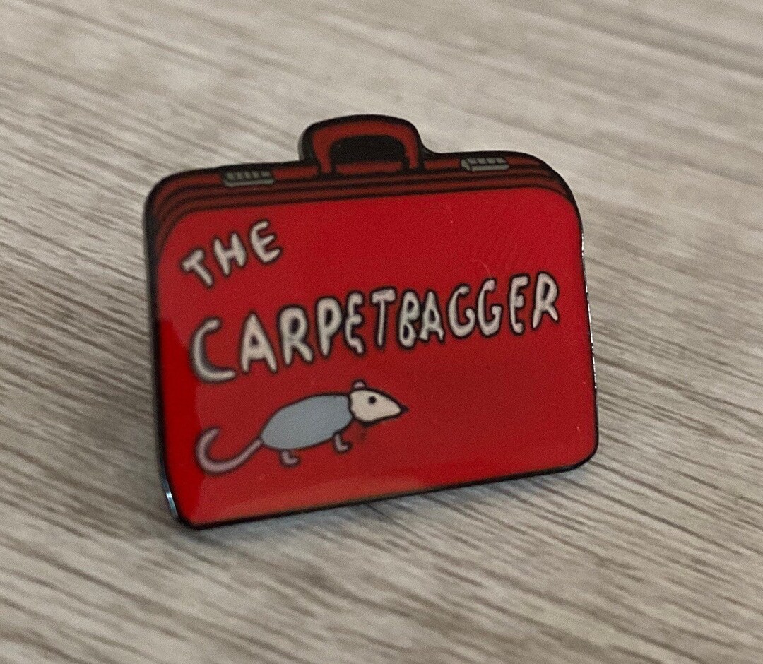 Carpetbagger Suitcase Pin Etsy