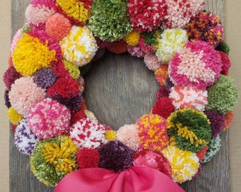 Corona de pompones multicolor "Carnaval de Río"