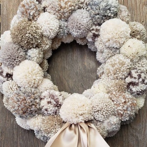 Pom-Pom Wreath "Mojave Afternoon"